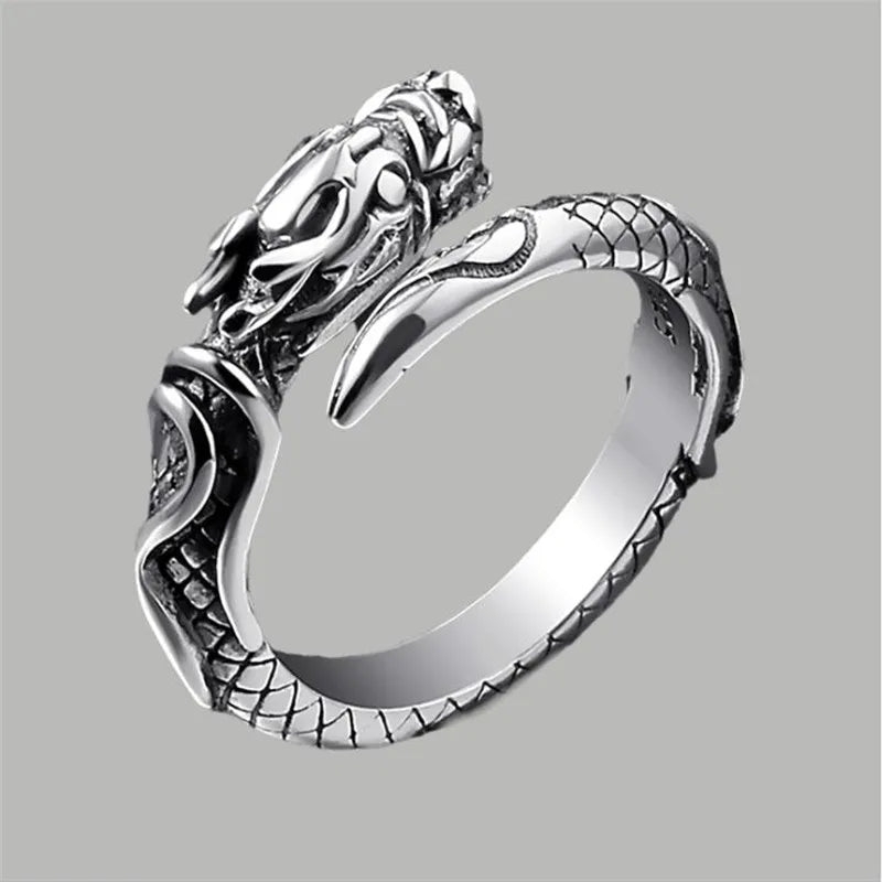 Dragon Prosperous 925 Sterling Silver Rings  R186